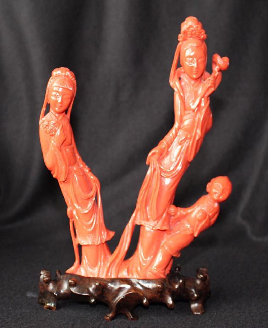 value of coral asian figurine Value of coral asian figurine